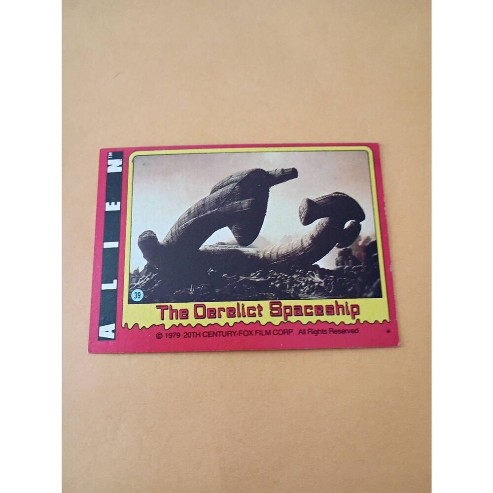 Vintage Collectible 1979 Alien Trading Card #39 20th Century Fox Raw Ungraded